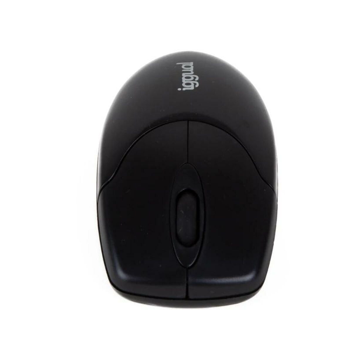 Schnurlose Mouse iggual WOM-BASIC Schwarz (1 Stück)